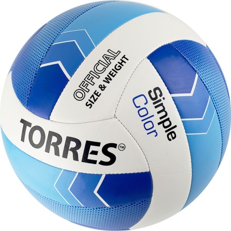 Купить Мяч волейбольный Torres Simple Color любительский р.5 в Володарске 